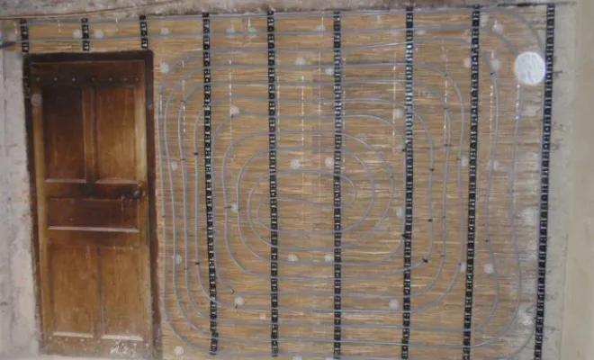 Réalisation d'un mix murs et plancher chauffant a Barjac, Nîmes, THERMACOLD